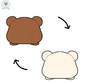 Juguetes de peluche de oso de peluche <span class=keywords><strong>divertidos</strong></span> y personalizados OEM al por mayor, con relleno de algodón PP, para la expresión emocional de los niños, <span class=keywords><strong>cumpleaños</strong></span> - Product Image 6
