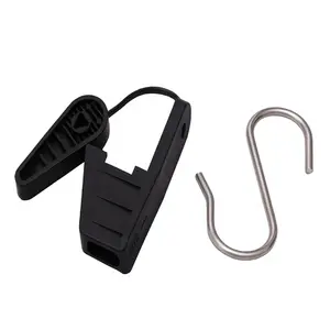 Pince de <span class=keywords><strong>fixation</strong></span> de câble ronde en nylon PA66 et acier au carbone pour ancrage de câble - Product Image 4