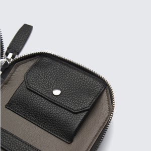 高品质定制皮革拉链领带展示领带旅行箱 - Product Image 3