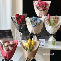 Sacs d'emballage pour bouquets de fleurs multi-branches et à branche unique, manchons imperméables pour fleurs, emballage de bouquets, vente en gros