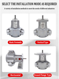 Moteur rotatif <span class=keywords><strong>pneumatique</strong></span> compact HF-010, type piston basse vitesse, 3 cylindres, pompe d'agitation à vapeur réversible, antidéflagrante - Product Image 5