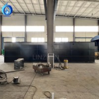Station d'épuration industrielle conteneurisée MBR à haute efficacité, contrôlée par PLC, pour l'élimination des COD/BOD des eaux usées