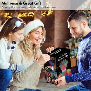 Dazzle-Glow kim cương ánh sáng máy chiếu đèn cạnh giường ngủ 3D kim cương đèn bàn loa âm nhạc bầu không khí đèn đêm - Product Image 6