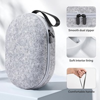 Mallette à outils personnalisée en EVA à coque rigide pour Meta pour 3 casques de jeu VR et contrôleurs sac de voyage à usage spécial