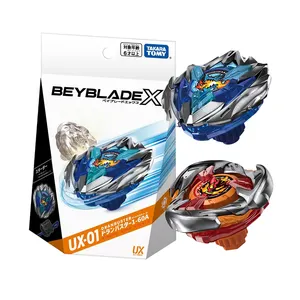 Jogo infantil UX 2024 giratório BX série metal original, conjunto de brinquedos para crianças, conjunto de fusão e explosão BEYBLADE X Geração com lançador