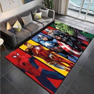 Alfombra Grande con Diseño <span class=keywords><strong>de</strong></span> Superhéroes para Sala <span class=keywords><strong>de</strong></span> Estar, Impresión Digital 3D, Alfombra Suave para Cuarto <span class=keywords><strong>de</strong></span> Niños, Lavable - Product Image 5