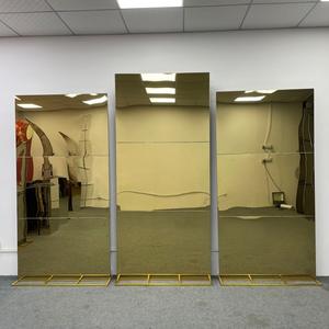 Nuovo Arco Quadrato Dorato per Allestimento Palco Matrimoniale, Supporto in Acciaio Inox, Schermo di Benvenuto per Sfondo - Product Image 3