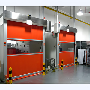 Industrial <strong>Design</strong> Automatic Warehouse Workshop High Speed Transparent PVC Rolling Shutter Door Fabric Roller Door <strong>Factory</strong> - Product Image 1