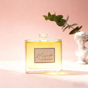 ขวดน้ำหอมแก้วสีทองทรงกลมใสหรูหราขนาด30มล. 50มล. 100มล. ขวดน้ำหอมสเปรย์เปล่าพร้อมกล่องบรรจุภัณฑ์ดีไซน์แบบกำหนดเอง - Product Image 5