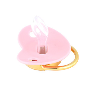 Sucettes brillantes pour bébés, fabriquées en usine, vente en gros, adaptées aux bébés allaités, sucette apaisante, chaîne de bébé avec clip, 6 mois et plus - Product Image 2