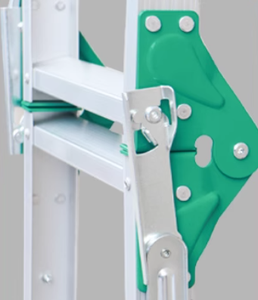 <span class=keywords><strong>Échelle</strong></span> télescopique en aluminium pliable <span class=keywords><strong>articulée</strong></span> double face en gros, utilisée sur les marches - Product Image 5