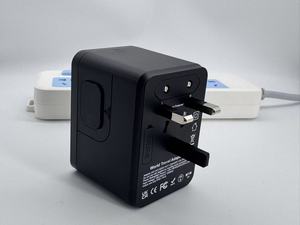 Adaptador de carga súper rápida, extensión de alimentación de viaje Universal internacional mundial, tipo <span class=keywords><strong>C</strong></span> <span class=keywords><strong>USB</strong></span>, auricular de salida de 65W para ordenador portátil, - Product Image 3
