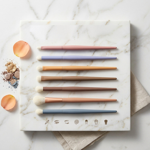 Juego de Brochas de Maquillaje Veganas al por Mayor, 11 Piezas, Coloridas, Herramientas de Maquillaje para Mujeres y Niñas, Diseño Personalizado, Brochas de Maquillaje Suaves al Tacto - Product Image 3