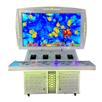 Maker Hot Sale 4 Player 65 Inch Vertical Fish Table Game Machine Amusement Equipment Ocean King Hunter Cabinets for Bar Gameroom