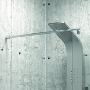 Box Walk-in Kamalu regolabile da 68-100cm con braccio di supporto accessorio per doccia - Product Image 1