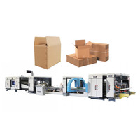 Máquina Automática de Coser, Doblar y Encolar 1224 de Alta Velocidad, Ahorro de Mano de Obra, Directo de Fábrica