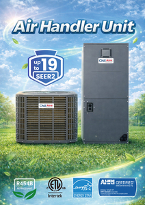 เครื่องปรับอากาศเชิงพาณิชย์ขนาดเล็ก 48000 บีทียู ยี่ห้ออเมริกา รุ่น R454b แฮนด์เลอร์ 4.5 ตัน ระบบทำความเย็นและความร้อน แบบดีซี - Product Image 5
