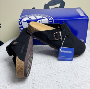 Zuecos de Lujo Personalizados Estilo Birkenstock para Mujer, Sandalias Ajustables con Hebilla, Soporte de Arco de Gamuza, Zuecos de Corcho Premium para Mujer - Product Image 4