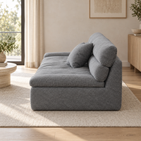 QINUO Vakuumversiegeltes Komprimiertes Sofa-Set Platzsparendes Modulares Sofa für Kleine Wohnzimmer und Apartments