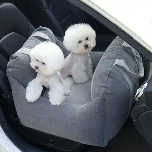 Detachable Safe Dog Booster Car Seat With Seatbelt