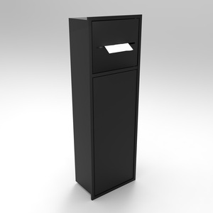 Moderna caja de pañuelos montada en la pared, cepillo de baño, nicho, puerta de almacenamiento de acero inoxidable, <span class=keywords><strong>portarrollos</strong></span> de papel abierto - Product Image 6