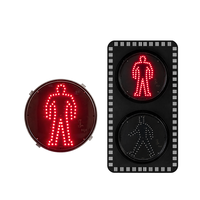 Meilleure Vente : Feu de Signalisation Piéton LED 200mm, Couleurs Pures 625/505nm, IP55, Certifié CE pour Zones Commerciales