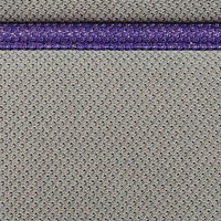 Tissu de bord de matelas DN05, version violet lavande et gris clair