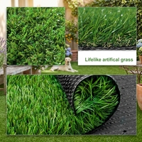 Gazon synthétique pour l'aménagement paysager, gazon artificiel de haute qualité pour jardin, pelouse adaptée aux animaux domestiques