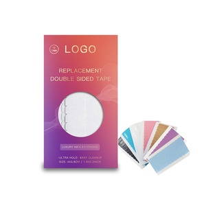 Ruban adhésif invisible transparent sans brillance, ruban adhésif double face résistant pour extensions de cheveux, adhésif pour perruque - Product Image 1