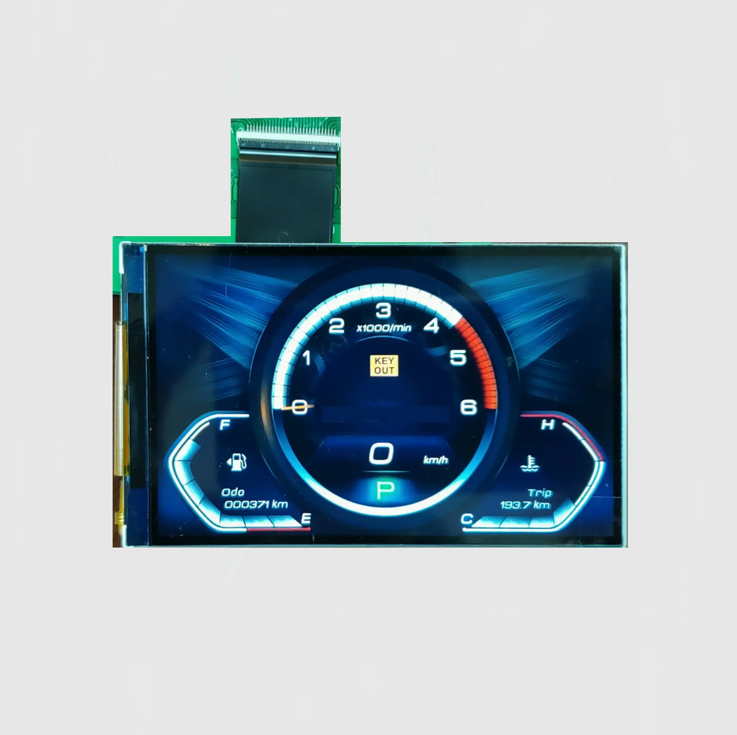 Motor Listrik Layar Sinar Matahari Dapat Dibaca Transflective 480X800 Tft Lcd 24 Bit RGB Antarmuka 3.97 Inch