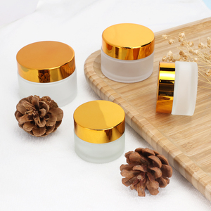 Commercio all'ingrosso di 20 <span class=keywords><strong>50</strong></span> 100g glassato di lusso di fantasia personalizzata 30 <span class=keywords><strong>ml</strong></span> crema cosmetica di <span class=keywords><strong>vetro</strong></span> glas vasi con Coperchio - Product Image 1