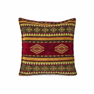 Vintage Kilim Designed <b>Red</b> Turkish & Ottoman Cushion - Pillow Cover - Product Image 2
