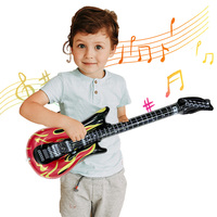 Articles promotionnels de jouets gonflables d'enfants gonflables de guitare de nouveau style pour la publicité