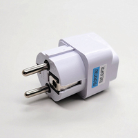 Adaptateur de voyage multifonction universel AU UK US vers EU, prise électrique de type E/F, adaptateur de voyage pour France et Espagne, prise secteur AC