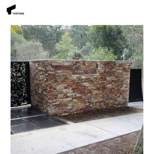 Tostone Chất lượng cao màu be đá vôi đá cẩm thạch tấm Tường bên ngoài văn hóa đá ốp cho biệt thự nhà thiết kế ngoài trời chia - Product Image 4