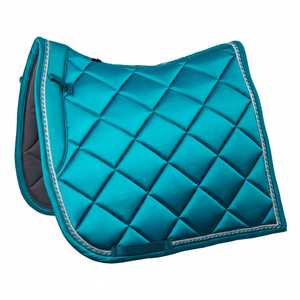 2024 Custom Made Dressage Horse Riding Saddle Pads Sets Anti-Slip Fabric Lining Cotton <b>Cushion</b> <b>Filling</b> Latest Design Wholesale - Product Image 1