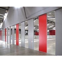 65mm 85mm 100mm Épais Cadre En Aluminium Tissu Surface Amovible Pliant Mobile Acoustique Coulissant Sol Écran Cloison
