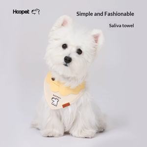 Bavoirs triangulaires en peluche pour chiots West Highland White Terrier, écharpes pour chats et chiens, accessoires pour chiens en coton uni - Product Image 5
