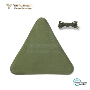 Triangle Oxford Fabric Portable Outdoor <b>Stool</b> Cover Green Minimalist Design - Product Image 4
