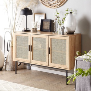 Latest Design <strong>Rattan</strong> Media <strong>Unit</strong> Console Living Room Furniture White Wood <strong>Tv</strong> Stand Cabinet - Product Image 4