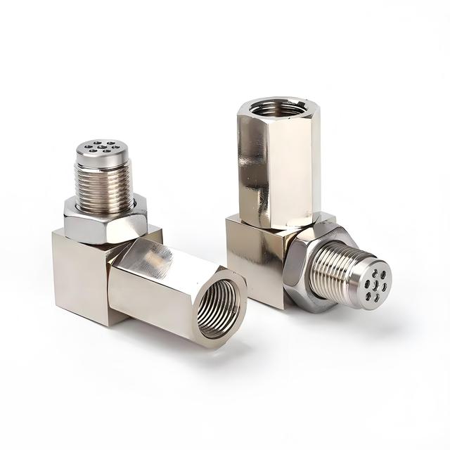 Factory Wholesale Auto Parts Double Hole Mini Oxygen Sensor Stainless Steel 180 Degrees