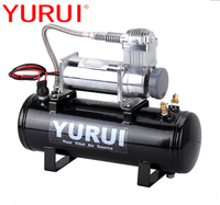 Compresseur d'air suspendu 12V compresseur à ressort robuste pompe gonflable pour pneu de voiture avec réservoir