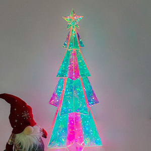 3D голограмма, светодиодная елка, 60/120/180 см - Product Image 4