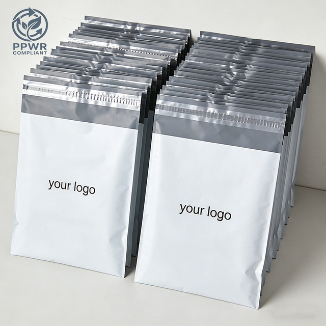 Factory Direct Eco Friendly Mailers Packaging Sustainable PPWR Compliant Polymailers Printed Shipping Bags Custom