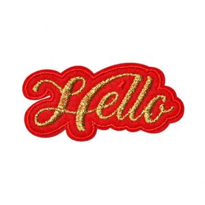 Hot Sell Cheap Custom Cartoon Words Badge Iron on Letter Patches for Clothing Bag Accessories - Product Image 6