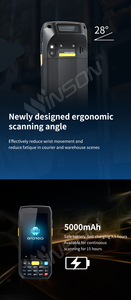 <span class=keywords><strong>3.5</strong></span> inch NFC cầm tay PDA di động công nghiệp thu thập dữ liệu cho kho hàng tồn kho kho di động PDAs - Product Image 3