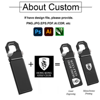 Memoria USB 3.0 de Metal Retráctil de 32 GB y 64 GB con Logotipo Personalizado Grabado con Láser al por Mayor para Regalos Corporativos