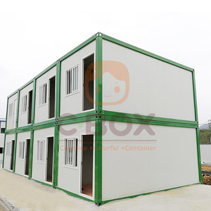 บ้านตู้คอนเทนเนอร์แบบถอดได้ทรงสี่เหลี่ยมผืนผ้าความหนามาตรฐานสำหรับหอพักสำนักงานสไตล์การออกแบบอุตสาหกรรม - Product Image 2