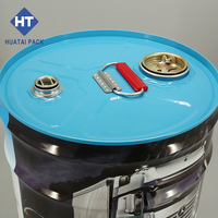 Baril en acier de 5 gallons 20L utilisé pour l'huile Tambour en métal d'huile de seau d'étain à tête fermée de 25L