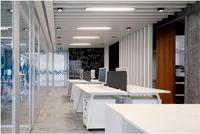 Plafonnier led blanc anti-éblouissement monté en surface pour bureau commercial, 9w cob